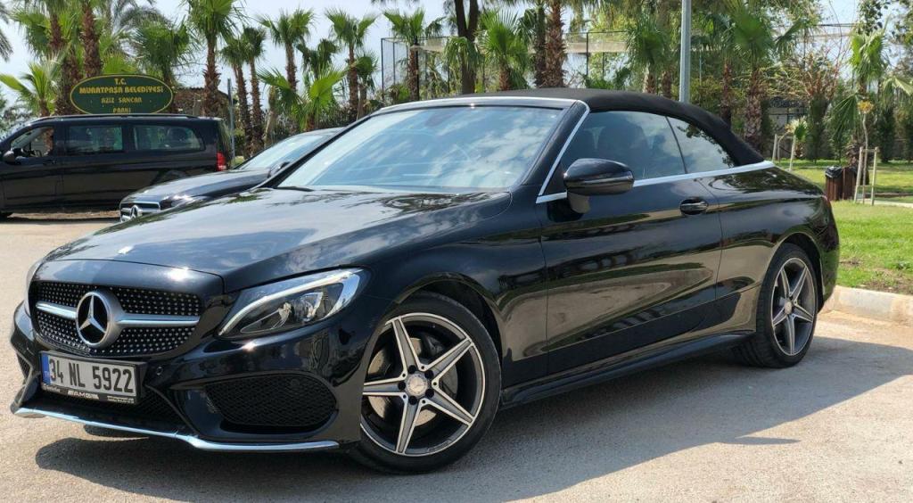 Аренда авто mercedes c класса кабриолет в Анталии